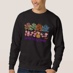 Flamingo Happy everything for Thanksgiving Christm Sweatshirt