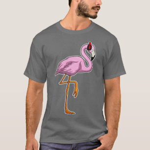 Flamingo Headphone Music T-Shirt