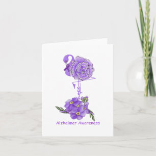 Flamingo Hope Heimer Awareness T Shirt _1 Card