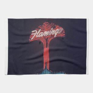 Flamingo Hotel Las Vegas Tea Towel