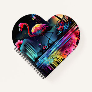 Flamingo in A Lake-63852 Notebook