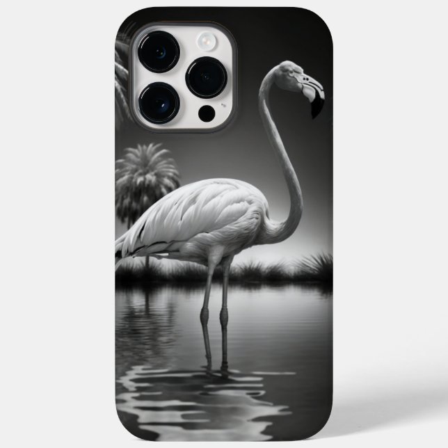 Flamingo in a Pool Case-Mate iPhone Case (Back)