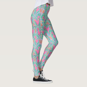 Flamingo Jungle Party Leggings