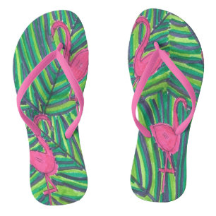 Flamingo Jungle Vibe Jandals