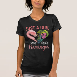 Flamingo Just a Girl who loves Flamingos T T-Shirt