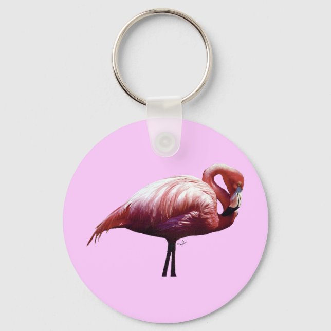 Flamingo Key Ring (Front)