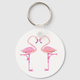 Flamingo keyring