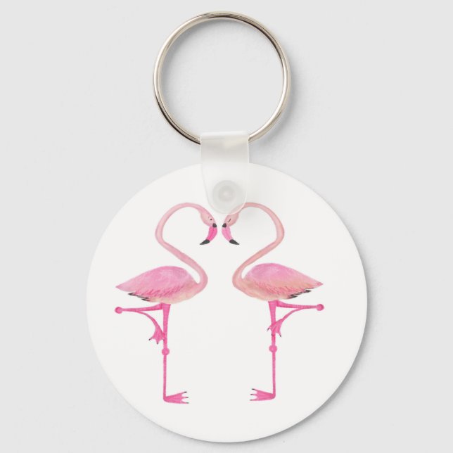 Flamingo keyring (Front)