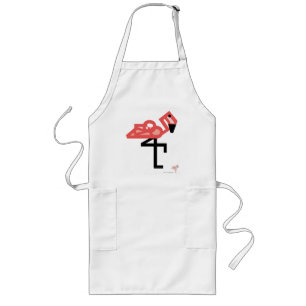 FLAMINGO LONG APRON