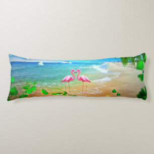 Flamingo Love  Body Cushion