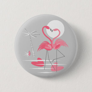 Flamingo Love button