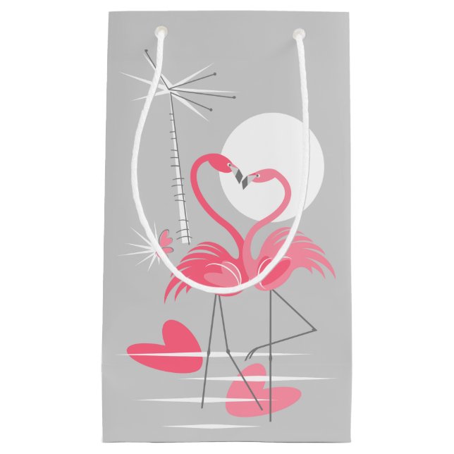 Flamingo Love gift bag small (Front)
