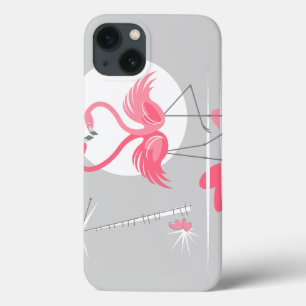 Flamingo Love IPad case horizontal