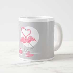 Flamingo Love mug jumbo