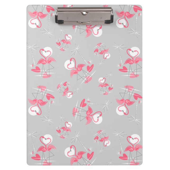 Flamingo Love Multi clipboard (Front)