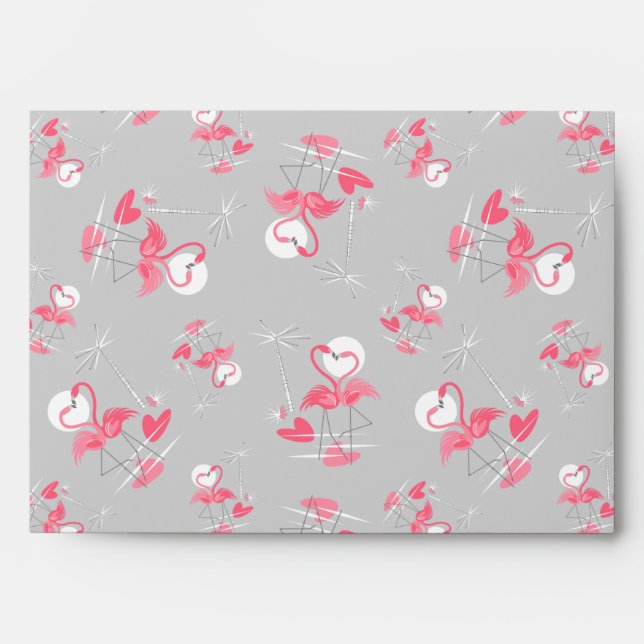Flamingo Love Multi envelope (Front)