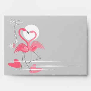 Flamingo Love Side envelope