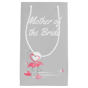 Flamingo Love Side Mother of the Bride small Gift Bag
