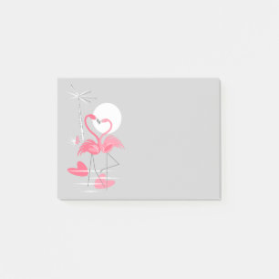 Flamingo Love Slim post-it notes
