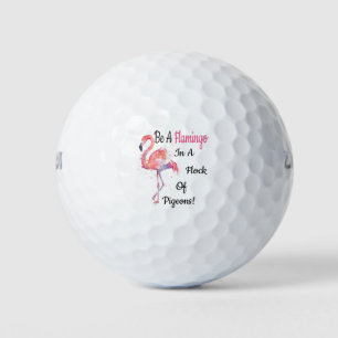 flamingo love  t -shirt golf balls
