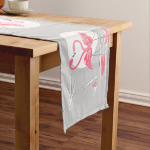 Flamingo Love table runner