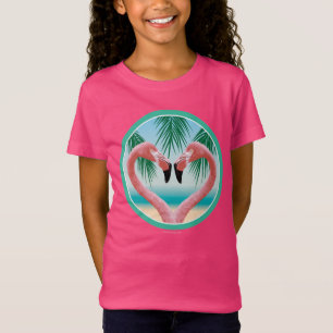 Flamingo Love (Tropical Valentine) T-Shirt