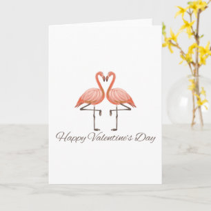 Flamingo Love Valentine's Day Card