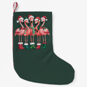 Flamingo Lover Gift Christmas Merry Xmas Small Christmas Stocking