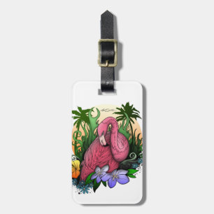 Flamingo Luggage Tag