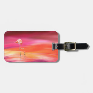 Flamingo Luggage Tag