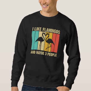Flamingo Men Women Pink Flamingo Bird Sweatshirt