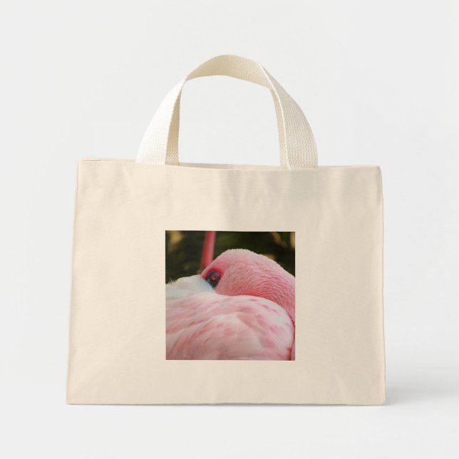 Flamingo  mini tote bag (Front)