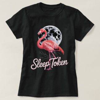 Flamingo Moon Vibes | Sleep Token Inspired Art T-Shirt