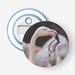 Flamingo Mother And Baby Bottle Opener