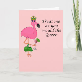 Flamingo Mother's Day Card