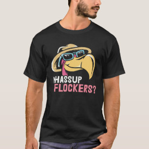 Flamingo motif for garden and pool with saying T-Shirt
