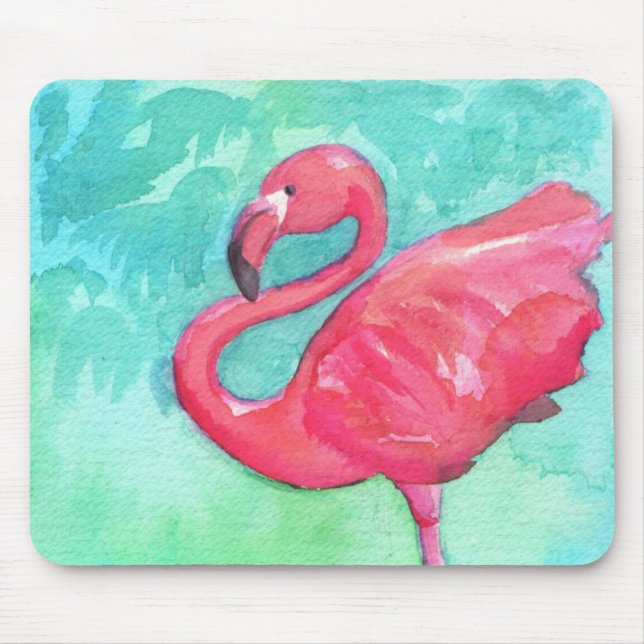Flamingo Mouse Pad (Front)