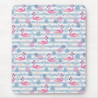 Flamingo Mousepad - Pink & Blue