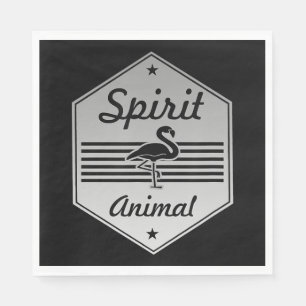 Flamingo   My Spirit Animal Flamingo Costume Napkin