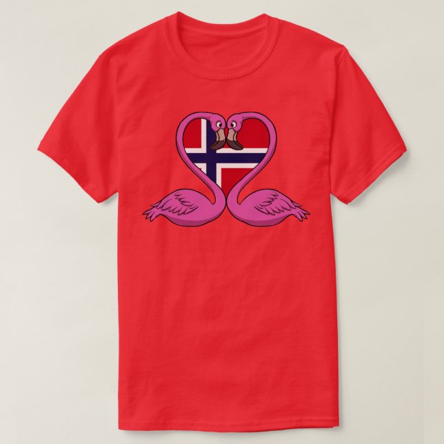 Flamingo Norway T-Shirt (Design Front)