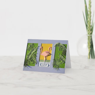 Flamingo Note Card