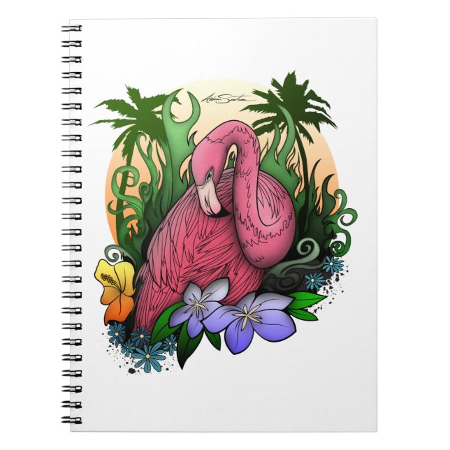 Flamingo Notebook (Front)