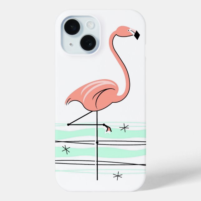 Flamingo Ocean iPhone case (Back)