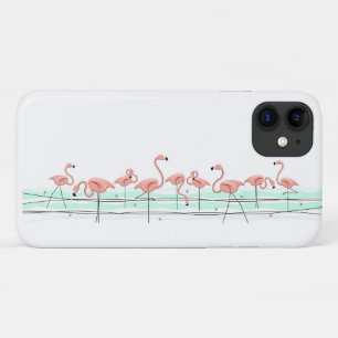 Flamingo Ocean Line iPhone case