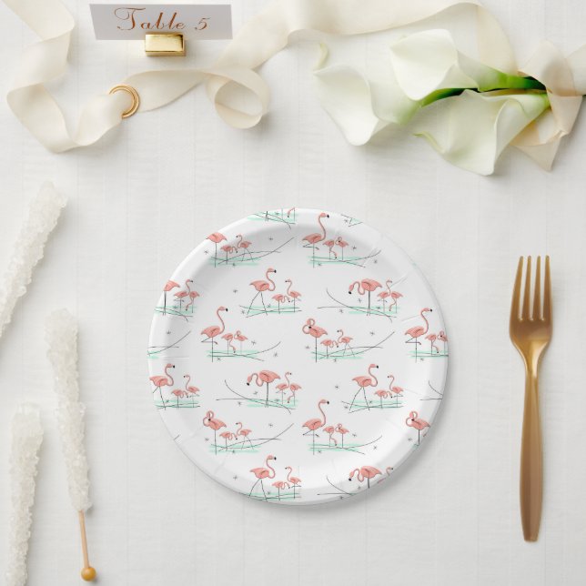 Flamingo Ocean Multi paper plate (Wedding)
