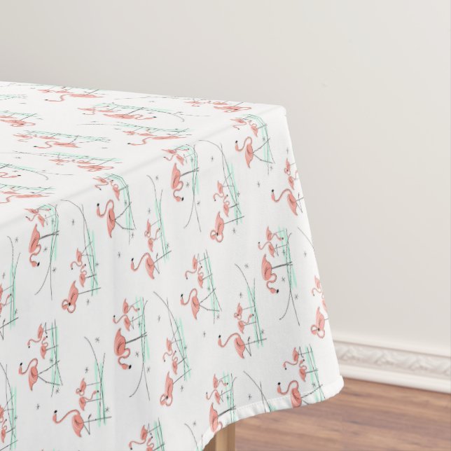 Flamingo Ocean Multi tablecloth (In Situ)