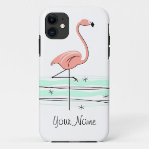 Flamingo Ocean 'Name' iPhone 11 tough Case-Mate iPhone Case