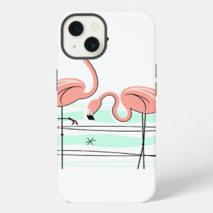 Flamingo Ocean Pair iPad case