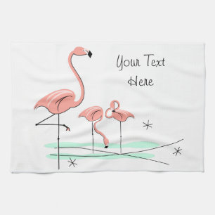 Flamingo Ocean Trio 4 kitchen towel