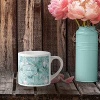 Flamingo Orchid Tropical Pattern Teal ID868